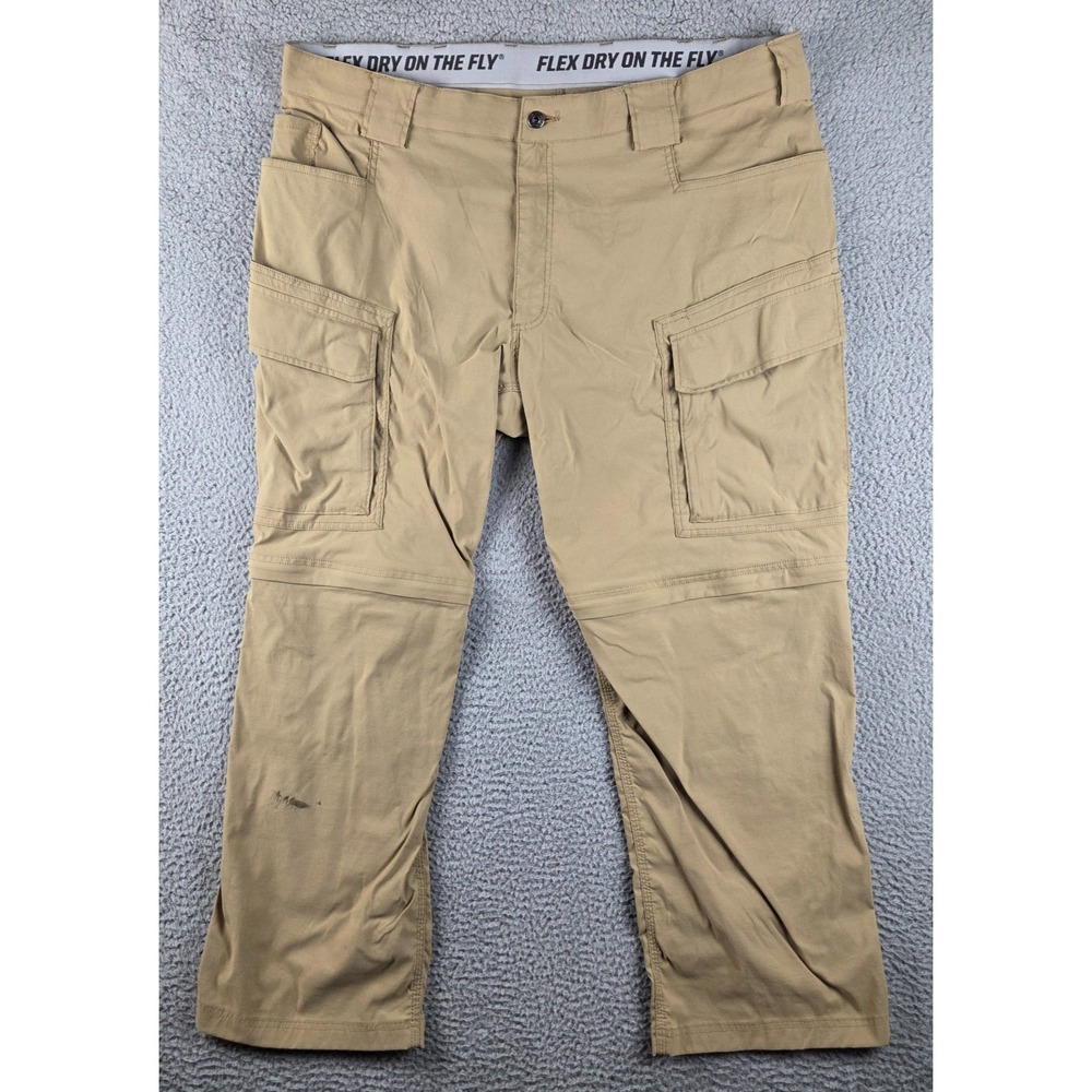 Duluth Trading Flex Dry On The Fly Pants Men‎ 44x30 (42x30) Convertible Cargo